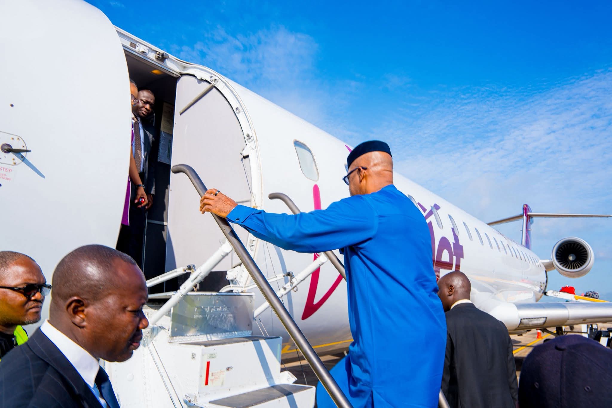 Gov. Abiodun Flies From Gateway Int’l Airport to Abuja
