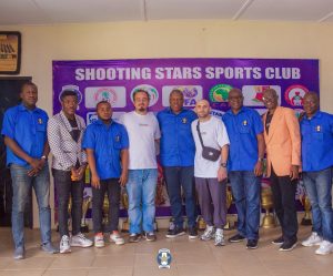 Blockchain Sports Arena Visits Shooting Stars SC