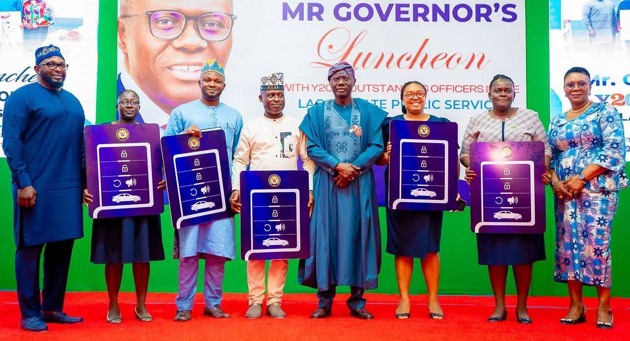 Sanwo-Olu Gifts Five Brand New Cars, N165.5M to Lagos Public Servants