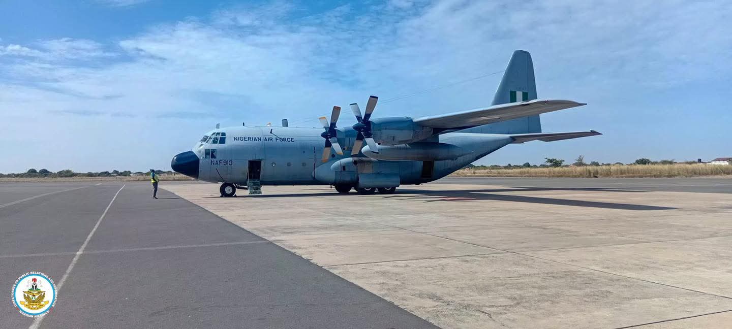 NAF Ferry Flight Lands In Banjul En Route Portugal For Depot Maintenance 