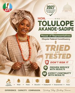 2027: Calls for Continuity Grow as Supporters Rally Behind Akande-Sadipe