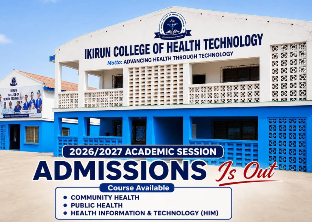 Ikirun College of Health Tech Commences ND Admission Process